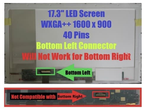 N17306-L02 REV.C2 17.3 Inch LCD LED Display Screen - Thumbnail 3