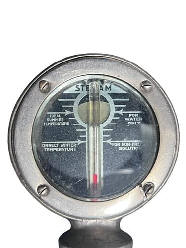 Antique Boyce Moto Meter Radiator Temperature Gauge Universal Model Original - Thumbnail 2