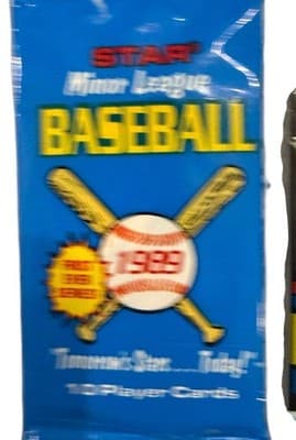 Vintage Star 1989 Minor League Baseball 12 Sealed Packs Series 1 - Thumbnail 2