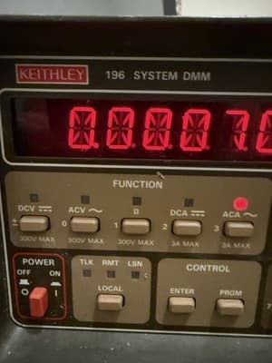 Keithley 196 System DMM 6.5-Digit Digital Multimeter - Thumbnail 3