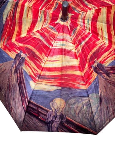 Munch’s “The Scream” Art Umbrella | Vivid Design | Artistic Collectible - Thumbnail 2