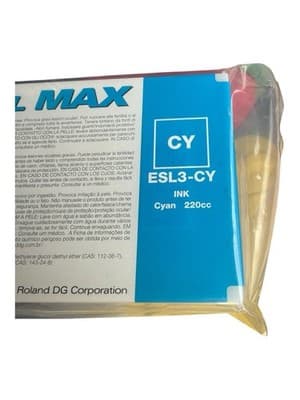 Roland ECO-SOL MAX ESL3-CY Cyan Ink 220cc OEM Sealed - Thumbnail 2