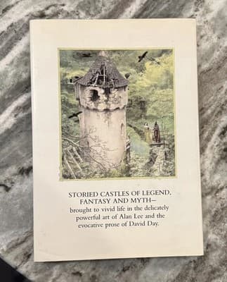 Castles by Alan Lee and David Day 1984 Bantam Hardcover Folk Stories Book - Thumbnail 3