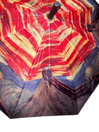 Munch’s “The Scream” Art Umbrella | Vivid Design | Artistic Collectible - Thumbnail 3