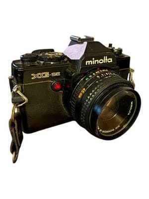 Minolta XG-SE 35mm Film Camera w/ Rokkor-X 45mm f/2 Lens CLEAN Batt - Thumbnail 7