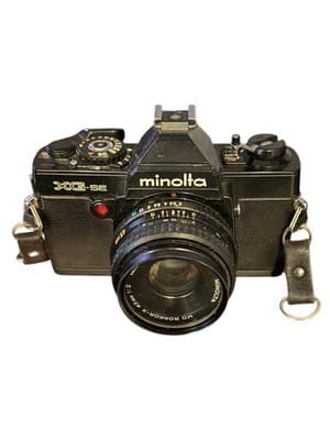 Minolta XG-SE 35mm Film Camera w/ Rokkor-X 45mm f/2 Lens CLEAN Batt - Thumbnail 5