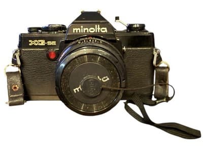 Minolta XG-SE 35mm Film Camera w/ Rokkor-X 45mm f/2 Lens CLEAN Batt - Image 1