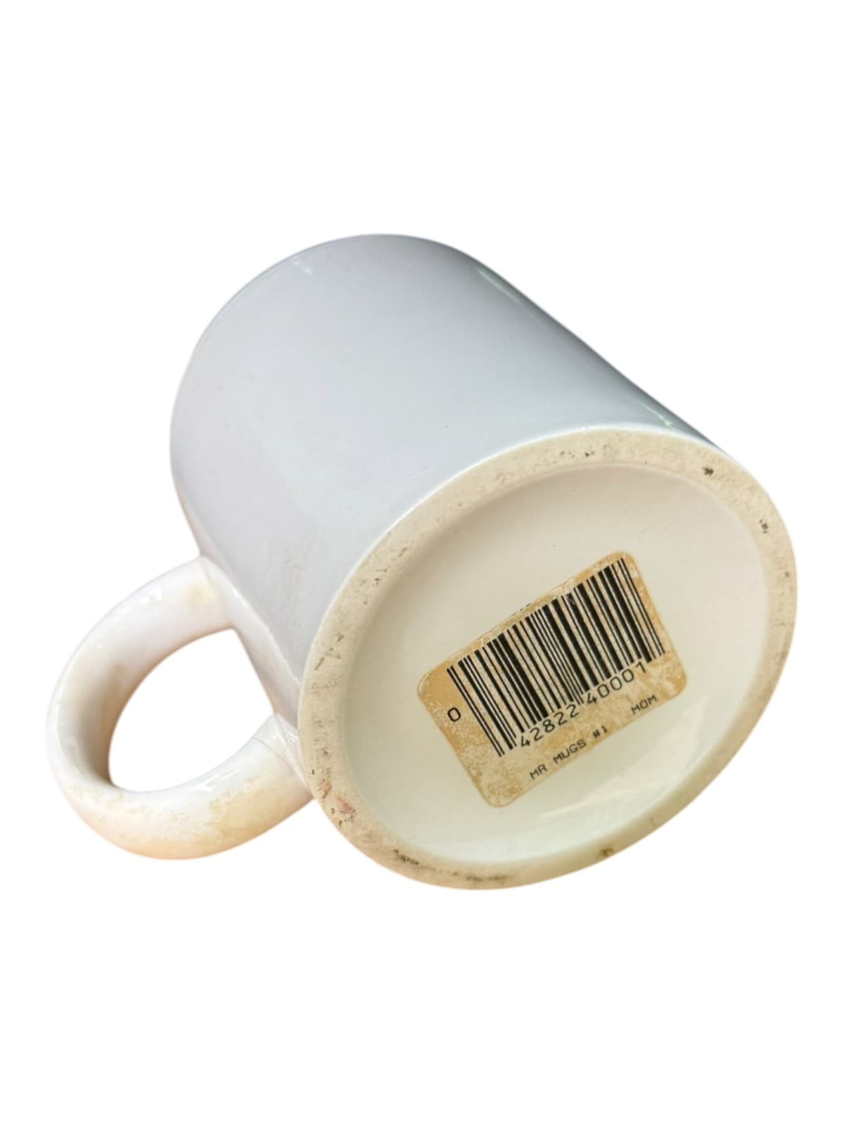 Vintage #1 Mom Mother's Day Gift Ceramic Coffee Cup White - Thumbnail 3