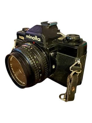 Minolta XG-SE 35mm Film Camera w/ Rokkor-X 45mm f/2 Lens CLEAN Batt - Thumbnail 6