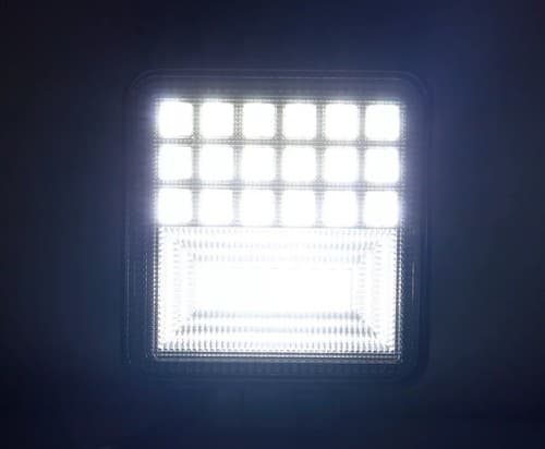 48W Square LED Work Light Bar Spot Flood Combo Beam For Jeep ATV Golf Cart 4” - Thumbnail 7