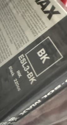 Roland ECO-SOL MAX ESL3-BK Black Ink 220cc OEM Sealed - Thumbnail 3