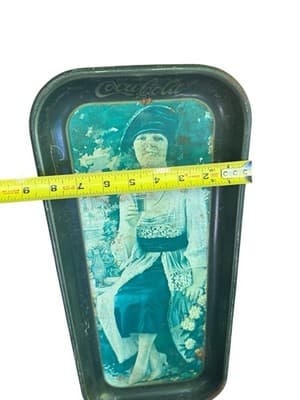 Original 1973 Coke-Cola Tray from an 1921 advertisement 8.5x20 - Thumbnail 7