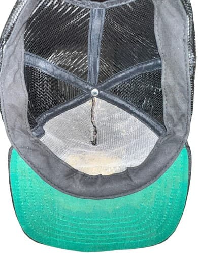Vintage Case XX Patch Snapback Mesh Trucker Hat Cap Black Gold USA Made - Thumbnail 5