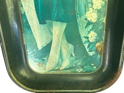 Original 1973 Coke-Cola Tray from an 1921 advertisement 8.5x20 - Thumbnail 5