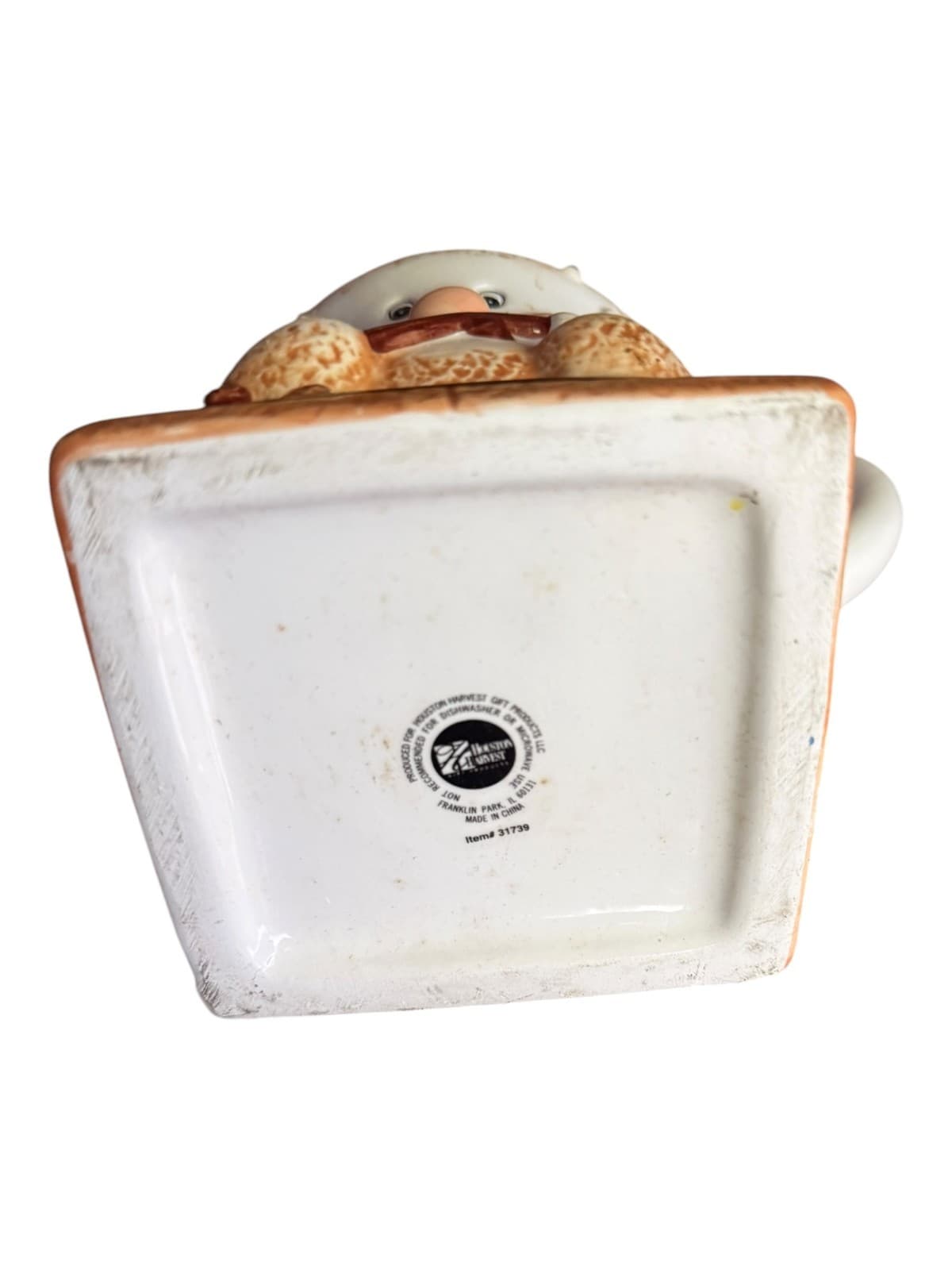 Vintage Houston Harvest Marshmallow S'mores Coffee Mug Cup White Brown Ceramic - Thumbnail 6