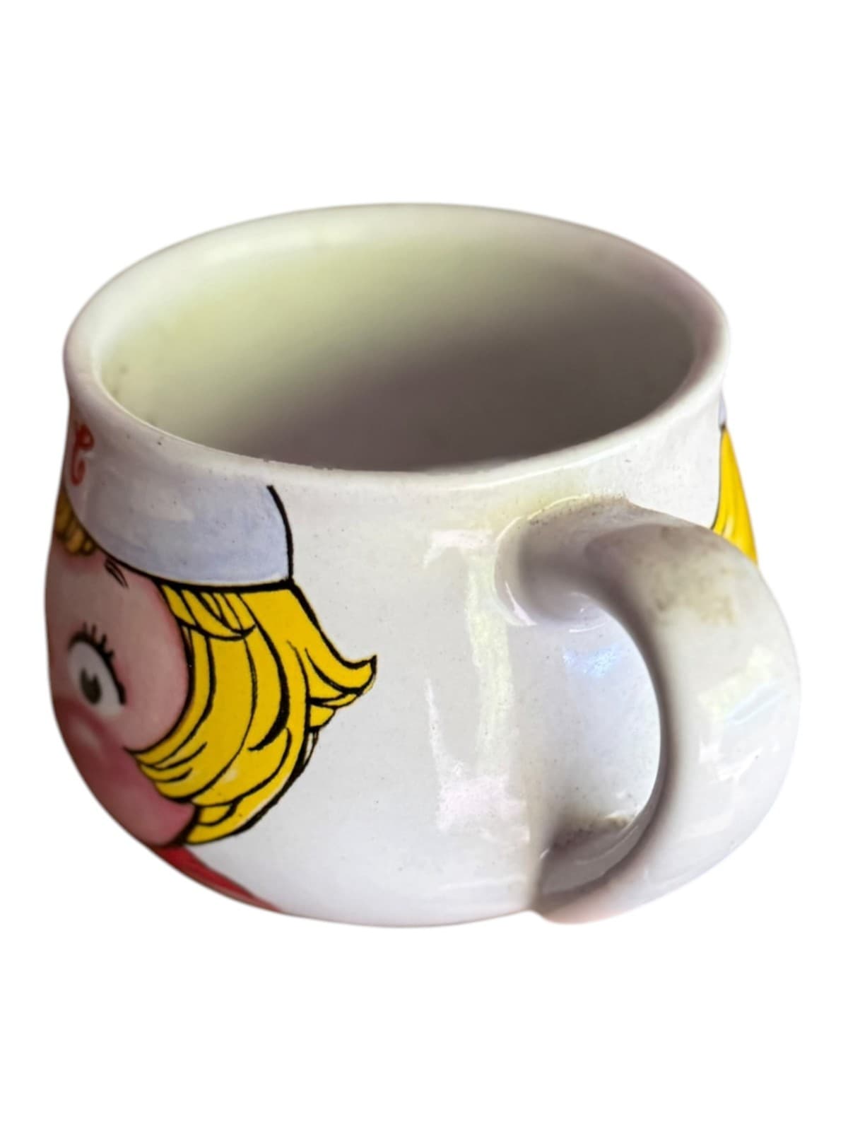 vintage 1998 Houston Harvest Campbell's Soup Kids Mug Cup White Ceramic - Thumbnail 3