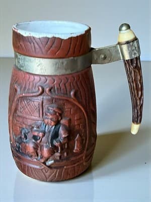 Vintage Original Thewalt West Germany Hunting Beer Stein - Image 1