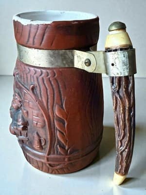 Vintage Original Thewalt West Germany Hunting Beer Stein - Thumbnail 2