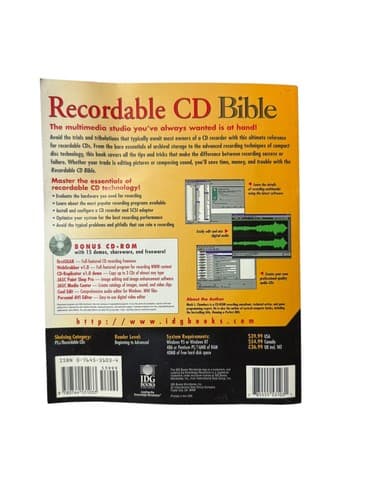 Vintage Print Recordable CD Bible With CD-ROM - Thumbnail 2