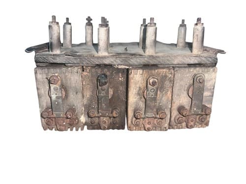 Antique 1909-1927 Ford Model T Ignition Coil Box with Coils - Missing Lid - Image 1