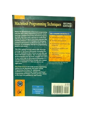 Macintosh Programming Techniques (New Technology Building Blocks) Vintage 1996 - Thumbnail 2