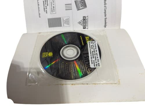 Vintage Print Recordable CD Bible With CD-ROM - Thumbnail 3