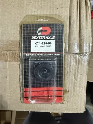 Dexter Axle K71-320-00 Trailer Wheel Bearing Dust Cap Plug Rubber - Image 1