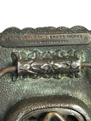 Coca Cola Soda Pop Coke Vintage 1976 Bergamot Brass W Collectable Belt Buckle - Thumbnail 9