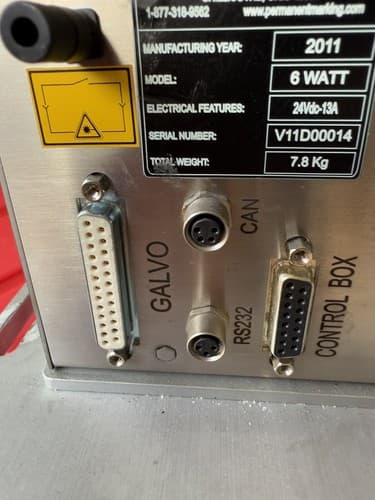 TYKMA Electrox 6W Laser Marker 2011 Model 2406-13A Head Module - Thumbnail 10