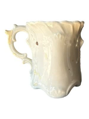 Antique Victorian Souvenir Shaving Mug “From Scotland, Pa” Gold Gilt - Thumbnail 4