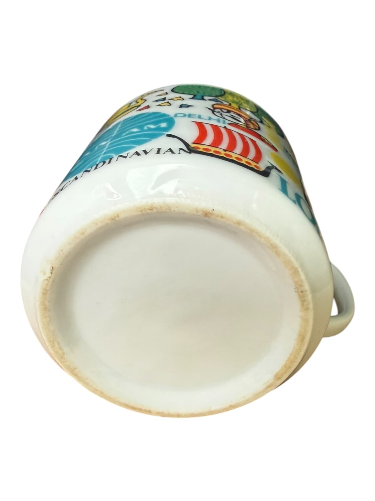 Vintage Pan Am Airlines World Travel Coffee Mug Cup London Delhi Bangkok Rome - Thumbnail 7