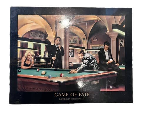 Game Of Gate Consani Wood Poster 11x14 James Dean Marilyn Monroe Elvis Bogart - Image 1