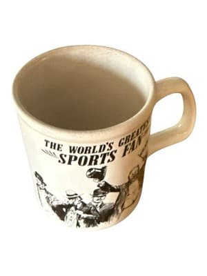 Vintage “World’s Greatest Sports Fan” Coffee Mug - Thumbnail 4