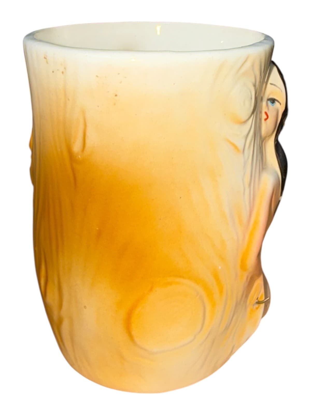 Vintage Naughty Erotic Bottoms Up Lady Ceramic Coffee Mug - Thumbnail 6