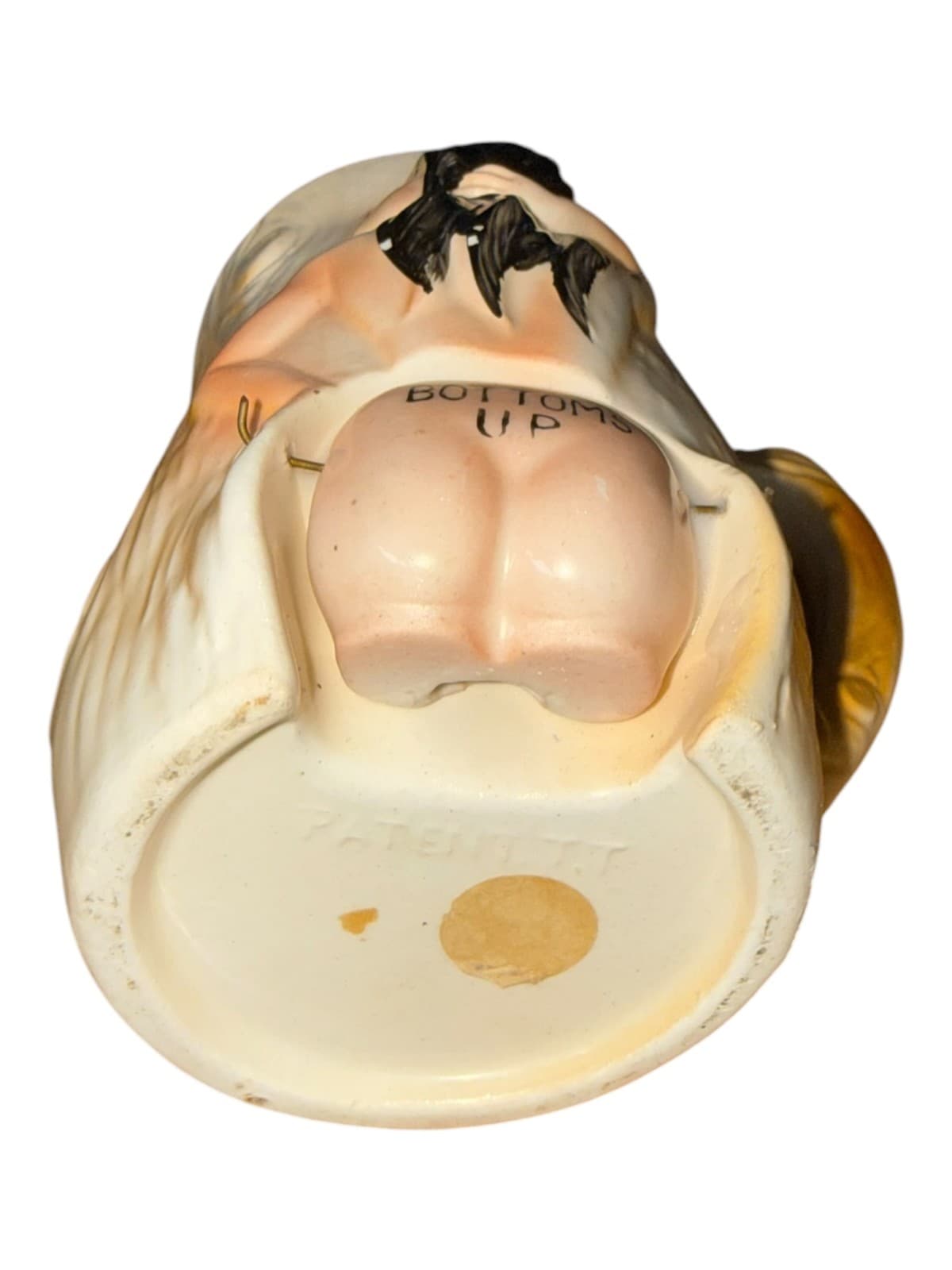 Vintage Naughty Erotic Bottoms Up Lady Ceramic Coffee Mug - Thumbnail 10
