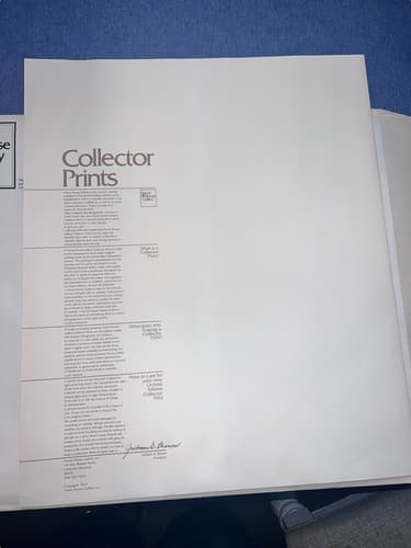 1977 Jim Harrison Woodpile Signed No 130 Study Sketches & Print Collector Print - Thumbnail 13