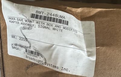 Orbit Industries Under Eave Mount BMT-2448UMA - Thumbnail 2