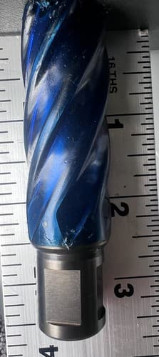 Magtron 7/8” L M42 Annular Cutter HSS Cobalt Core Drill Bit Made in England NOS - Thumbnail 8