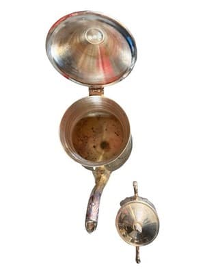 Vintage Leonard Silver Plated 3-Piece Coffee Tea Set Claw Feet - Thumbnail 10