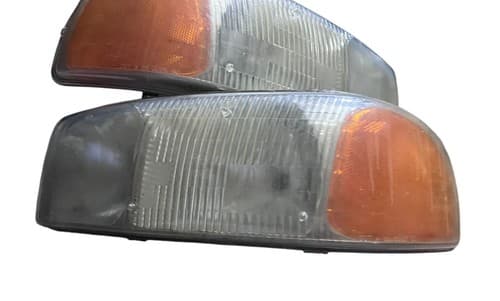 For 1999-2007 GMC Sierra HeadLight Driver & Passenger PAIR GM2502188 OEM - Thumbnail 3