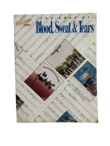 SHEET MUSIC BOOK THE BEST OF BLOOD SWEAT & TEARS Transcribed Scores - Image 1
