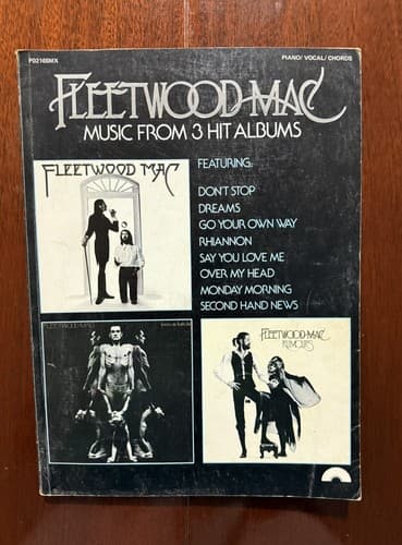 Fleetwood Mac Music From 3 Hit Albums Piano Vocal Chords - Image 1