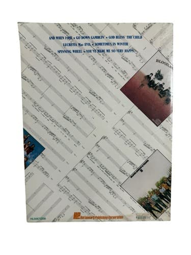 SHEET MUSIC BOOK THE BEST OF BLOOD SWEAT & TEARS Transcribed Scores - Thumbnail 2