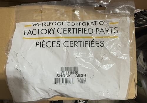 Whirlpool Washer Shock Absorber W11316766 Certified Part - Thumbnail 2