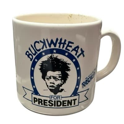 Rare Vintage Buckwheat for President Mug - Little Rascals / SNL Parody - Image 1
