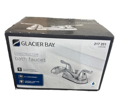 Glacier Bay Chrome Constructor Bath Faucet Model 217 251 - Image 1