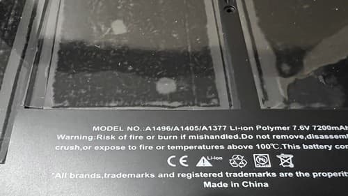 Apple Laptop A1377 A1405 A1496 Replacement Battery for MacBook Air - Thumbnail 4