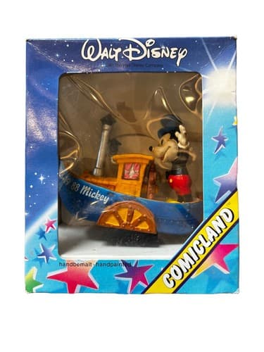 Walt Disney Comicland Mickey Mouse On A Boat 1988 In Original Package - Thumbnail 5