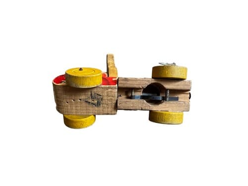 Vintage 1950’s Mickey Mouse Wood Puddle Jumper Fisher Price 310 Disney - Thumbnail 5