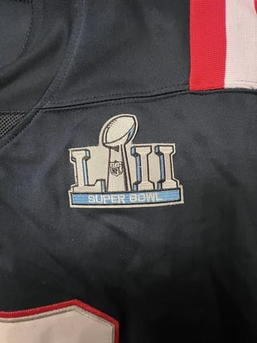 NIKE On-Field Super Bowl 53 Champions Tom Brady no 12 Patriots Jersey Size XXL - Thumbnail 5